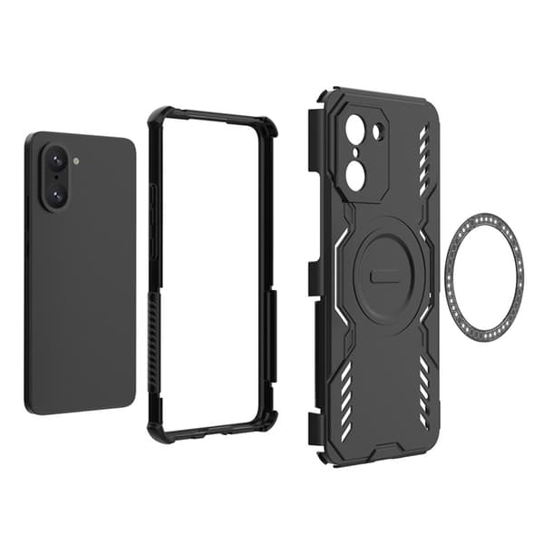 Mobilskal till OnePlus Nord CE5 MagSafe Butterfly Armor Hollow - Blå Blå