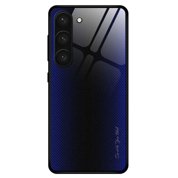 Galaxy S23 Plus Mobilcover Carbon Fiber - Mørkeblå