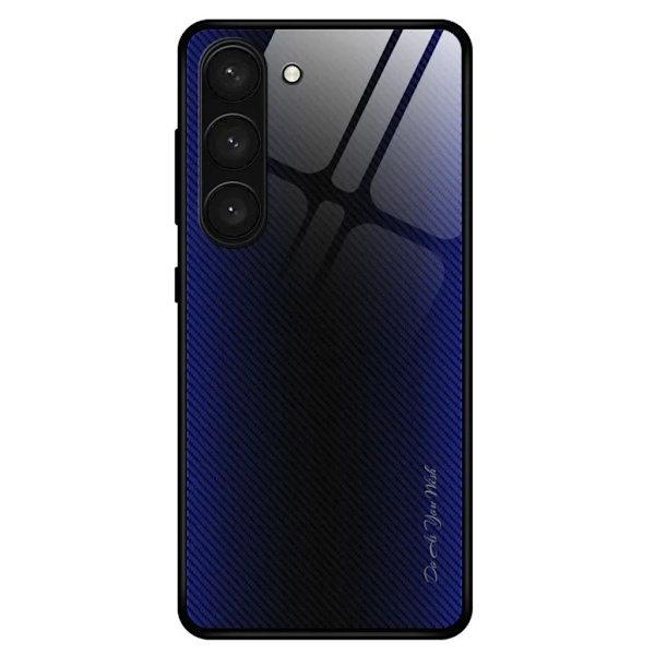 Galaxy S23 Plus Mobilskal Carbon Fiber - Mörkblå
