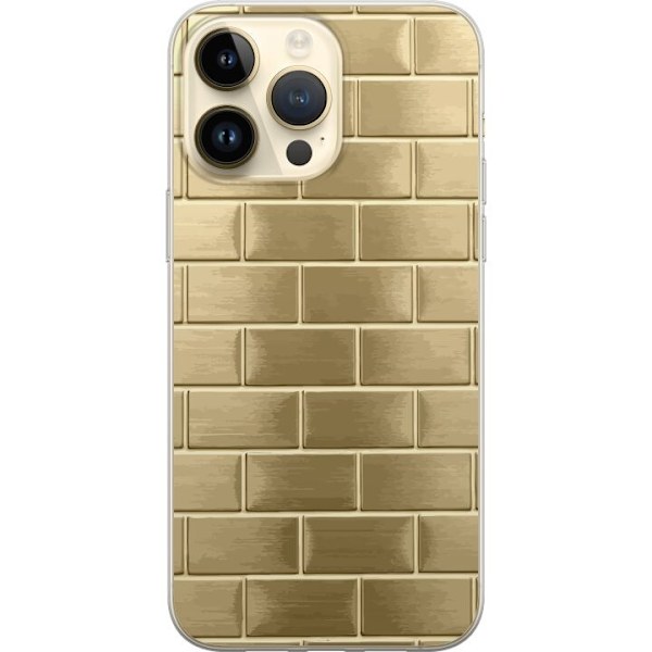 Mobilcover til Apple iPhone 15 Pro Max med Gyldne Mursten