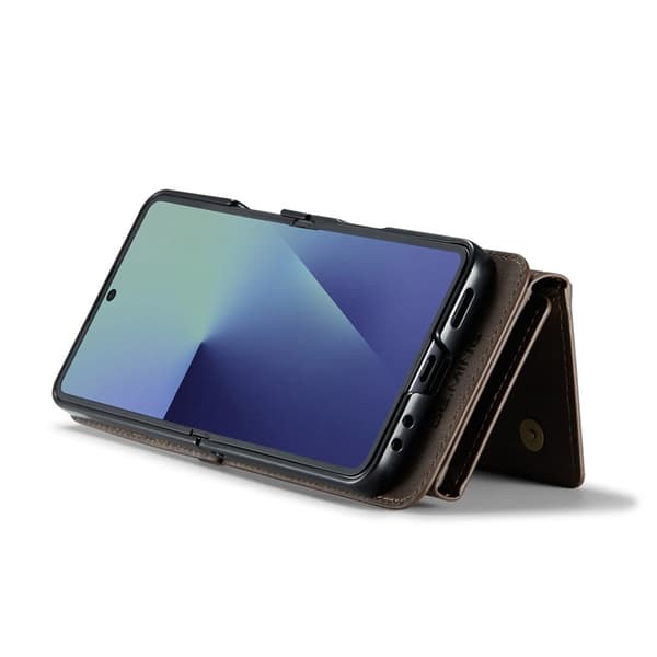 DG.MING Mobilskal till Galaxy Z Flip 7 RFID-Skydd M5 - Brun Brun