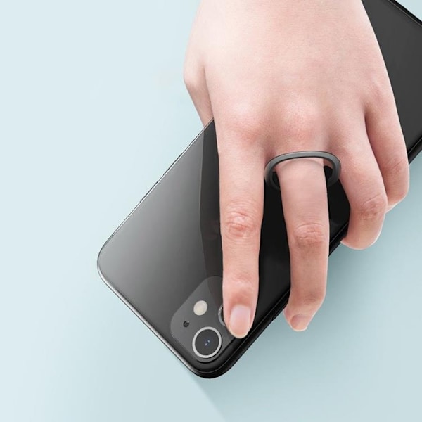 Baseus Ringhållare Ultra-Thin Self-adhesive kickstand - Silver