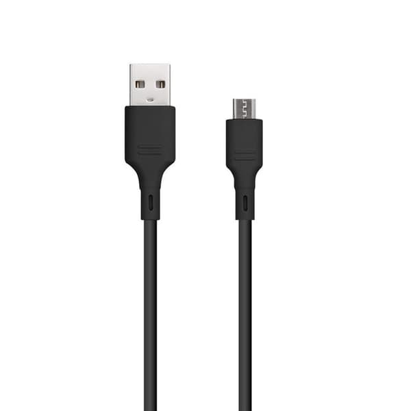 Blue Star Kabel USB-A Till Micro USB 1m - Svart Black
