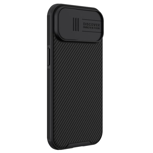 Nillkin iPhone 15 Plus -puhelimen kuori CamShield Pro Magnetic - Musta Black