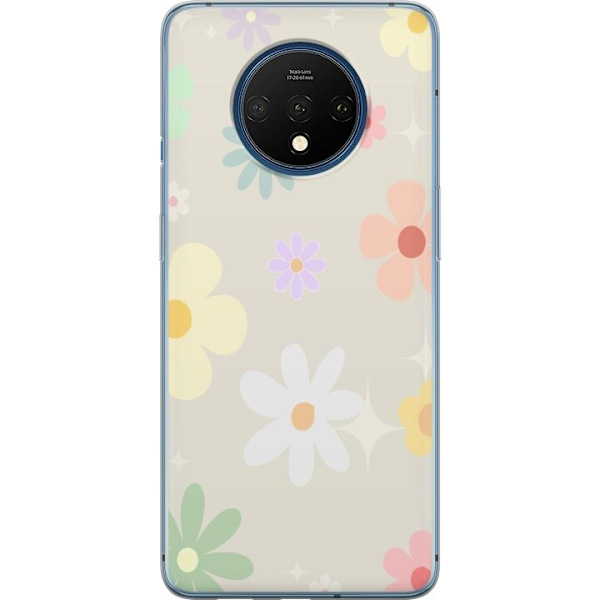 Mobilskal till OnePlus 7T med fejdande blommor
