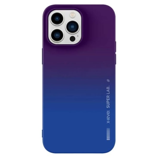 X-Level iPhone 15 Pro -matkapuhelinsuoja silikoni - sininen