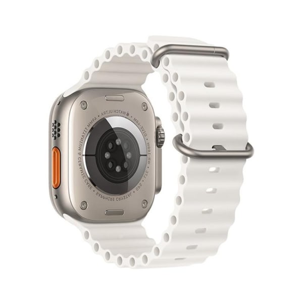 Forcell Apple Watch (38/40/41mm) rannerengas F-Design - valkoinen