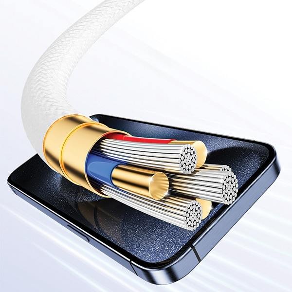 AWEI CL-219T Kabel USB-C–USB-C 60W iPhone 15 - Svart