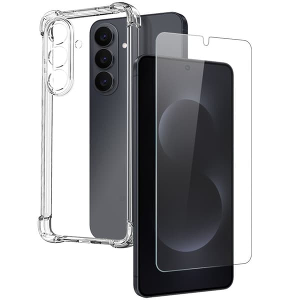 NORTHJO Mobilskal för Samsung Galaxy S26 Plus Stötsäker TPU - Transparent