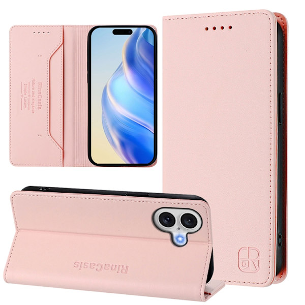 RINACASIS iPhone 17 Plånboksfodral RC01 RFID - Rosa Rosa