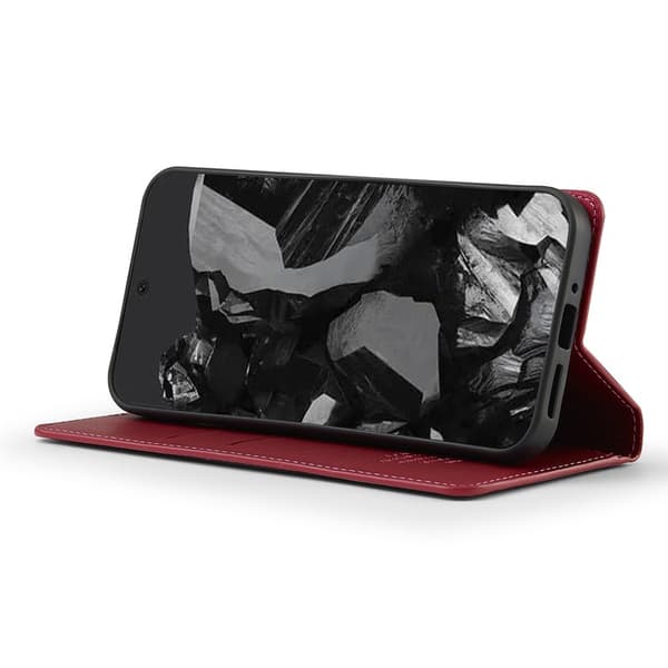 LC.IMEEKE L1 Series Google Pixel 10 Pro XL Plånboksfodral Konstläder - Röd