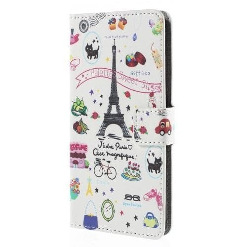 Plånboksfodral till ZTE Blade S6 - Paris Mönster
