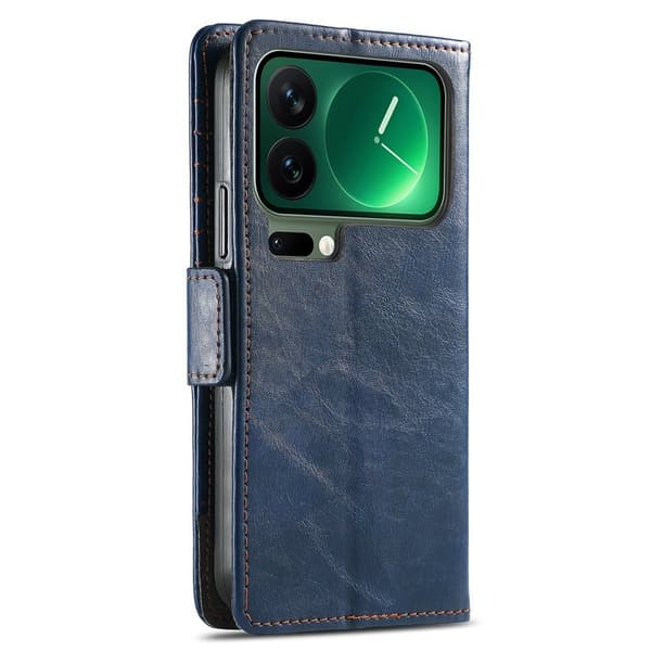 CASENEO Mobilskal till Xiaomi 17 Pro Max KonstLäder - Blå