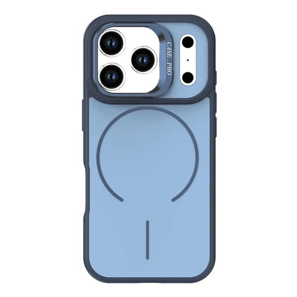 Mobilskal till iPhone 17 Pro Max MagSafe Skin-Touch Kickstand - Blå Blå
