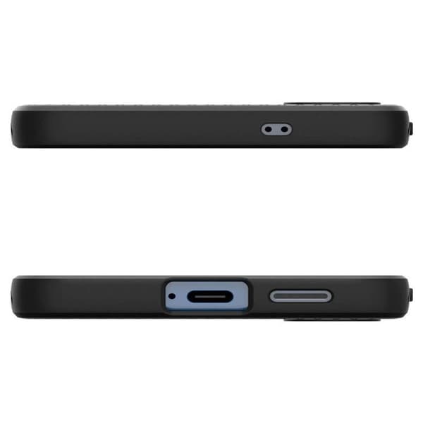 Spigen telefontaske til Galaxy S25 Liquid Air - Mat Sort Svart