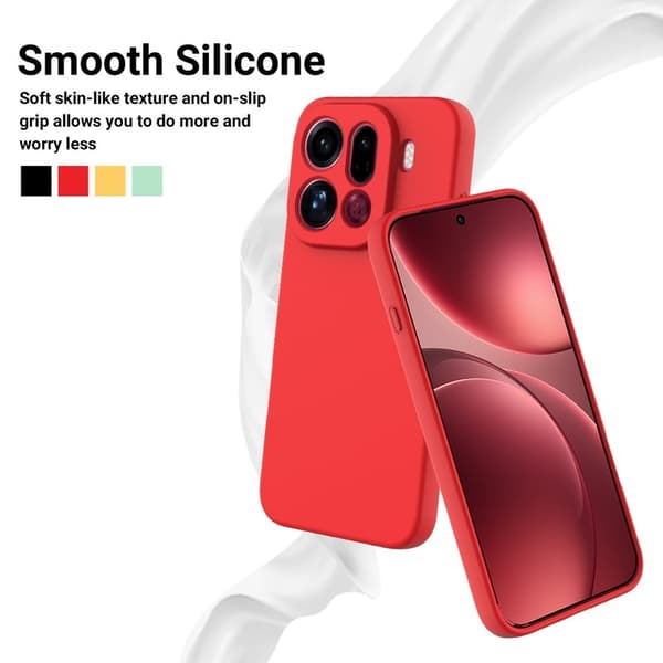 Mobilskal till Oppo Find X9 Pro 5G Silikon Röd