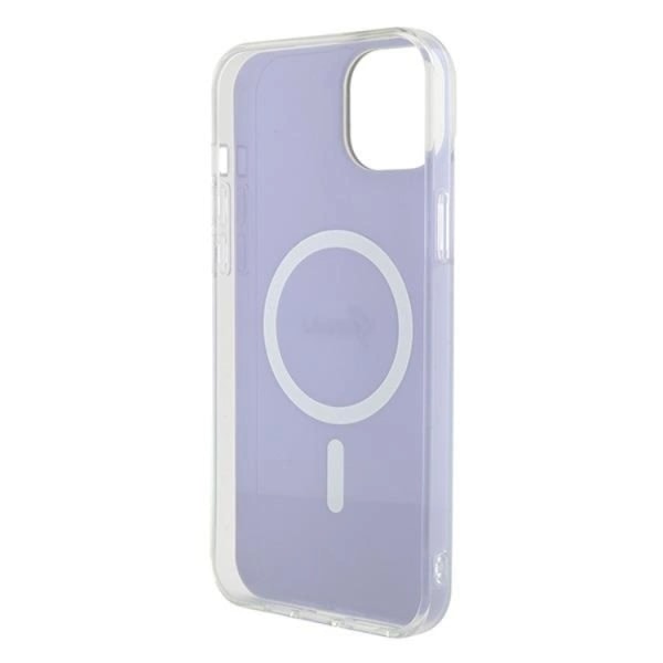 Guess iPhone 15 Plus Mobilskal Magsafe IML Iridescent - Lila