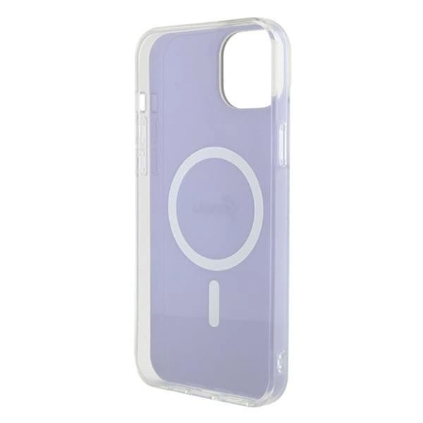 Guess Mobilskal till iPhone 15 Plus Magsafe IML Iridescent - Lila Lila