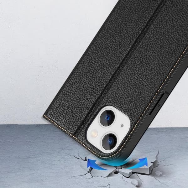 Dux Ducis iPhone 14 Plus Plånboksfodral Skin X2 - Svart Svart