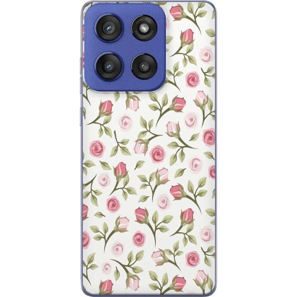 Telefontaske til Motorola Edge 60 Stylus med blomster