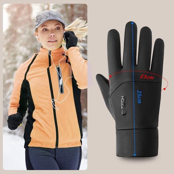 Tech-Protect WG01 Winter Touchvantar/Handskar L - Svart Svart