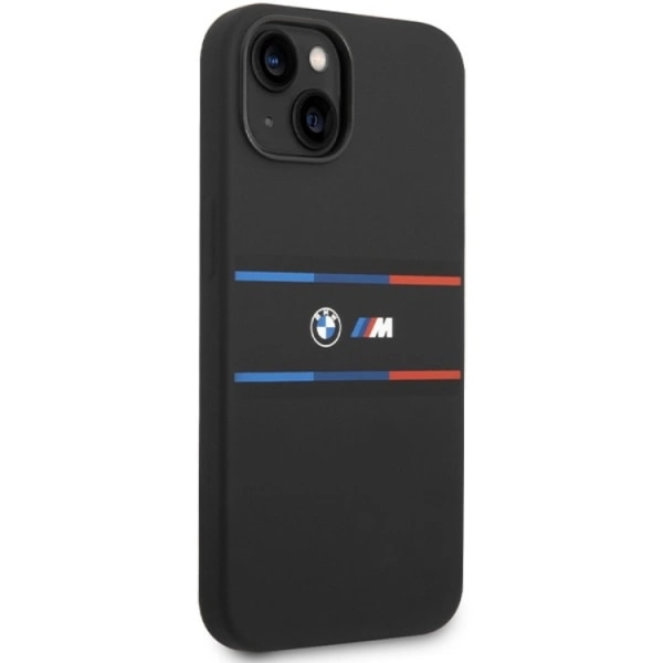 BMW iPhone 15/14/13 Mobilskal M Silikon Tricolor Lines