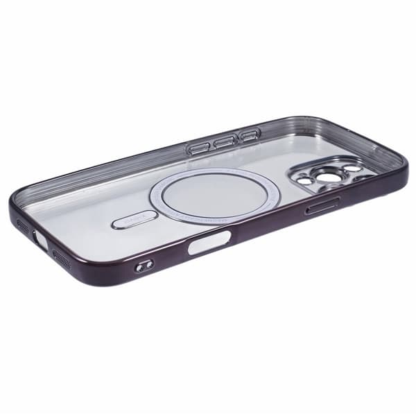 X-LEVEL Mobilskal till iPhone 16 Pro Max MagSafe Transparent TPU Svart