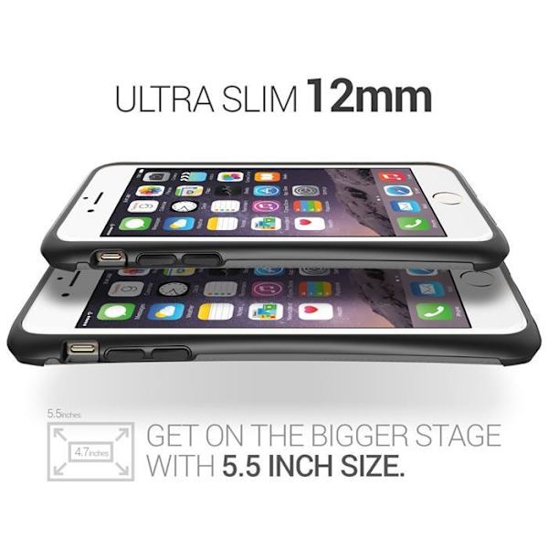 Verus Thor Heavy Drop Skal till Apple iPhone 6(S) Plus (Silver) Silver