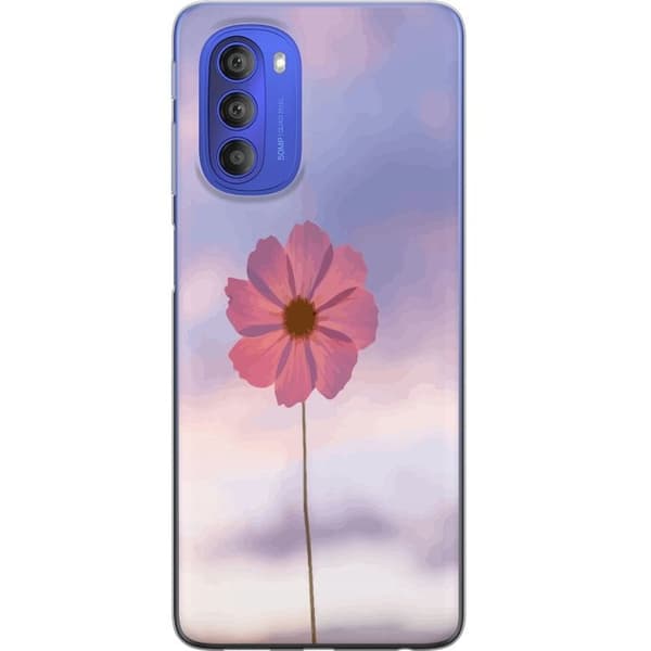 Mobilskal till Motorola Moto G51 5G med Rosa blomma