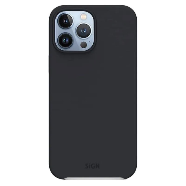 SiGN iPhone 13 Pro Max Mobilcover Flydende Silikone - Sort