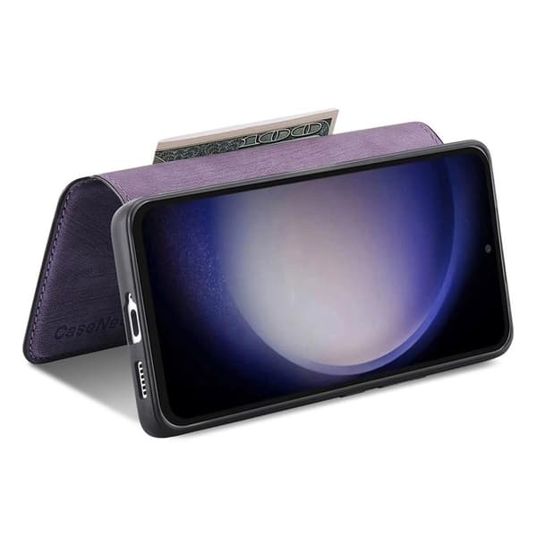 CASENEO Samsung Galaxy S23 FE Plånboksfodral Konstläder - Lila