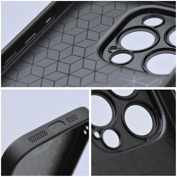iPhone 12 Pro Max Mobilskal Tech Pattern 1 Svart