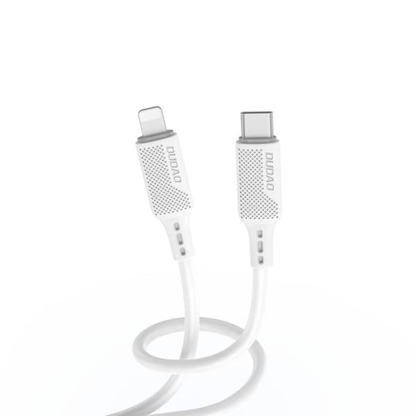 Dudao USB-C till Lightning kabel 1M 20W PD L6S - Vit Vit