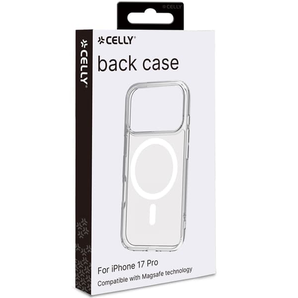 Celly Mobilskal till iPhone 17 Pro MagSafe Gelskinmag - Transparent Transparent