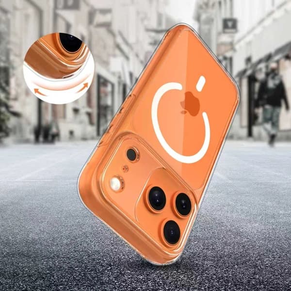 Tech-Protect telefontaske til iPhone 17 Pro Max Magsafe Peak - Klar Transparent