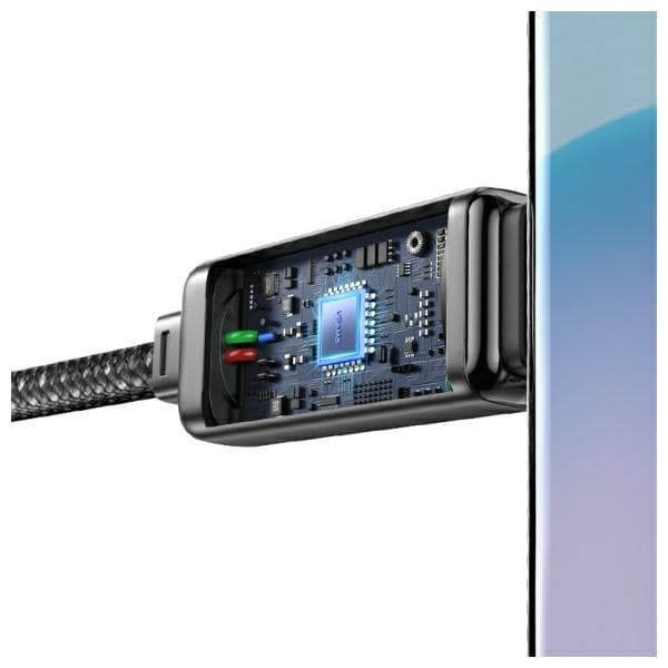 USAMS Meteor-serien USB-C/USB-C-kabel 100W 1.2m SJ744USB0 - Sølv