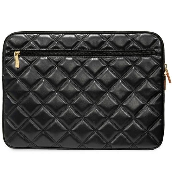 Guess Laptop Taske 16" Quiltet 4G - Sort Black