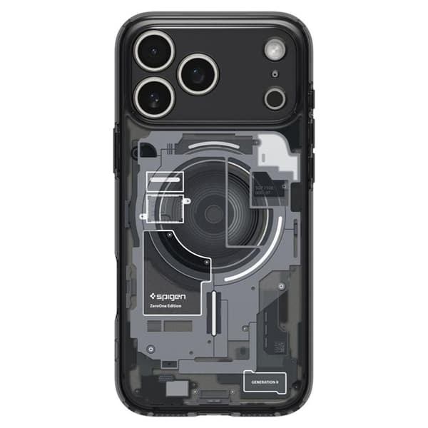 Spigen Mobilskal För iPhone 18 Pro/17 Pro Magsafe Ultra Hybrid Zero One - Svart
