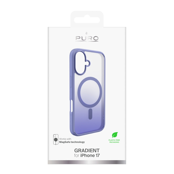 Puro Mobilskal till iPhone 17 Magsafe Gradient TPU - Rosa Rosa
