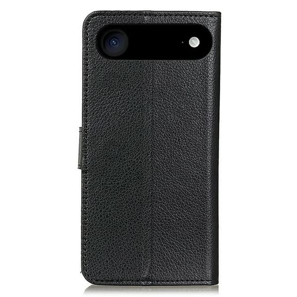 iPhone Air Plånboksfodral Litchi Texture - Svart Svart