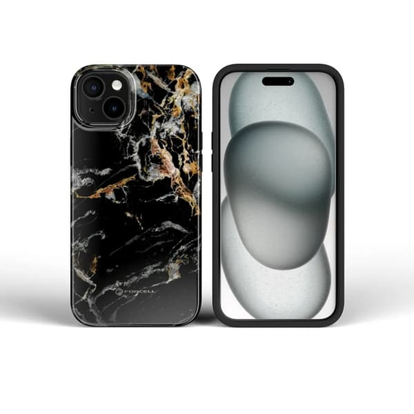 Forcell Mobilskal till iPhone 15 MagSafe F-Protect Mirage Svart