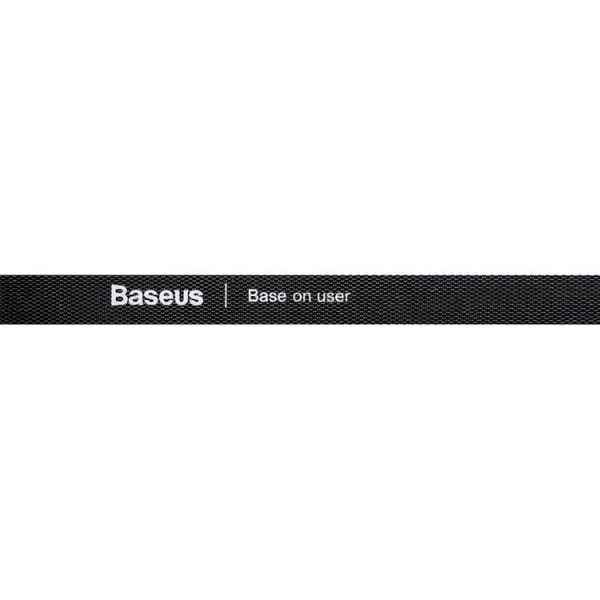 Baseus Rainbow Circle Velcro Straps Organization Cable 3m - Sort