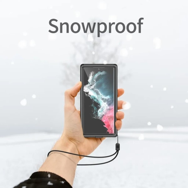 RedPepper Galaxy S22 Ultra Phone Case Vandtæt - Sort