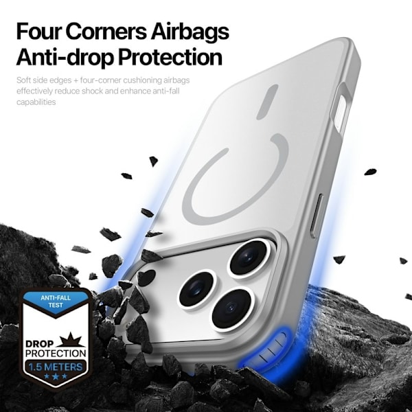 DUX DUCIS Yind Series Mobilskal till iPhone 17 Pro Max TPU + PC - Grå