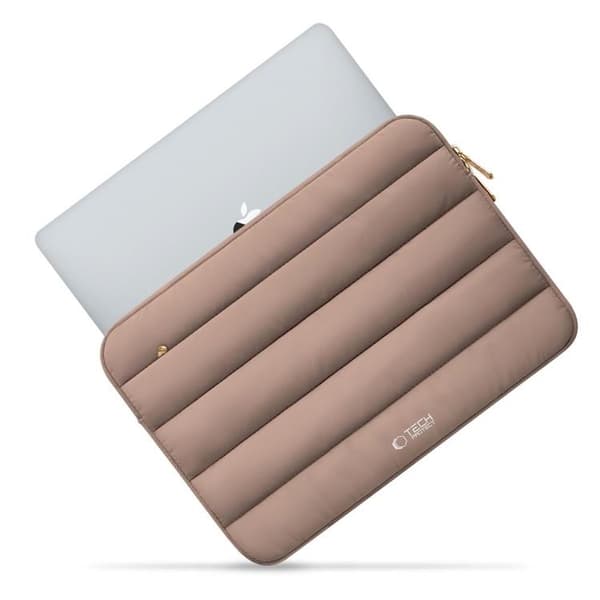 Tech-Protect Computertaske 13"-14" Fluffy - Valnød Beige