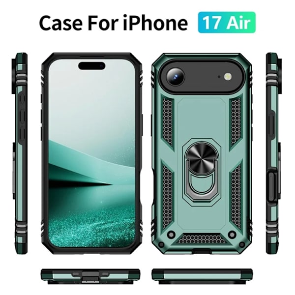 Mobilskal till iPhone Air med Kickstand - Silver Silver