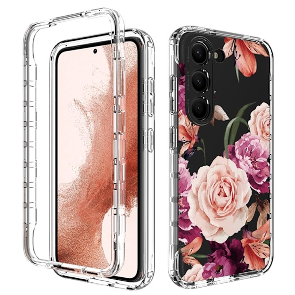 Galaxy S23 Plus Skal Pattern Printing - Lila Flower