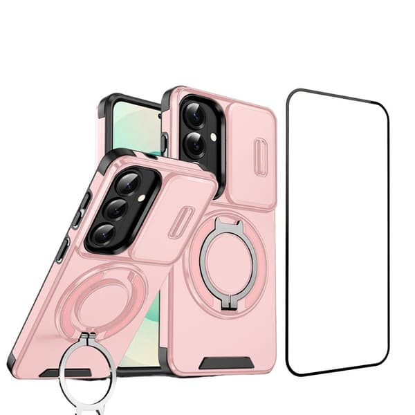 Mobilskal för Samsung Galaxy S26 Plus Magnetiskt TPU + PC - Rosa