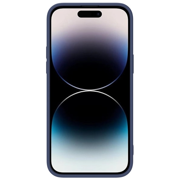 Nillkin iPhone 14 Pro Max Mobilskal CamShield Silky Silikon - Blå