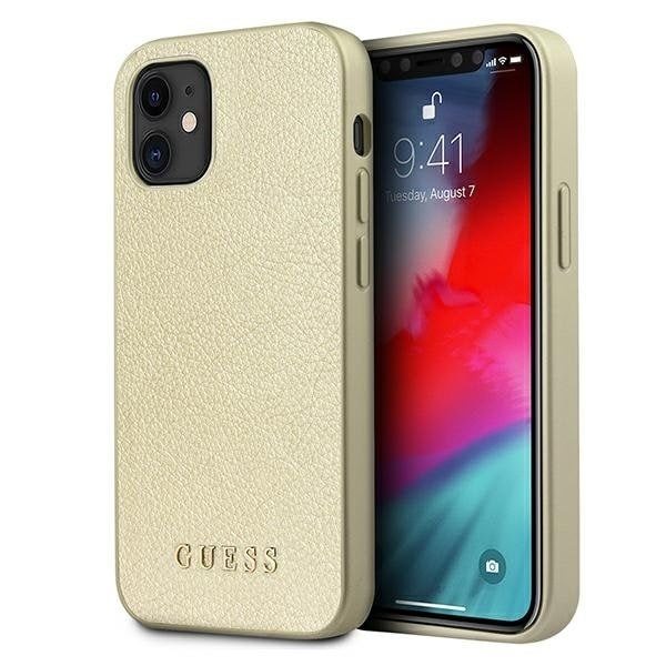 Guess Skal iPhone 12 Mini Iridescent - Guld Gul